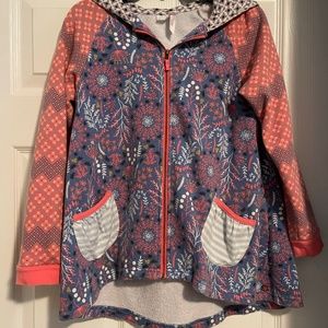 Matilda Jane zip up hoodie